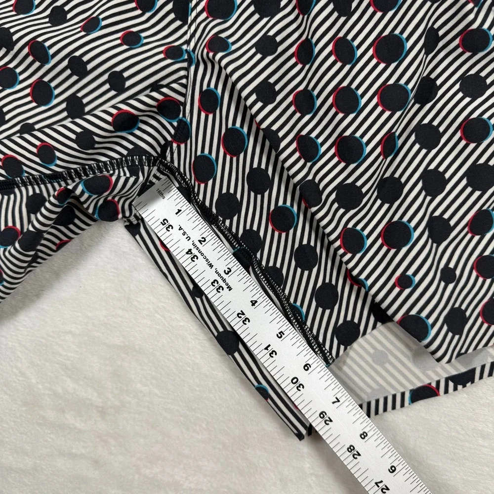 Lululemon Tracker Short Black White Polka‎ Dot Striped Athletic Shorts 4